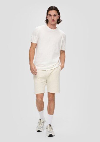 QS Regular Shorts in Beige