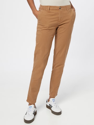 EDC BY ESPRIT - Pantalón chino en marrón: frente