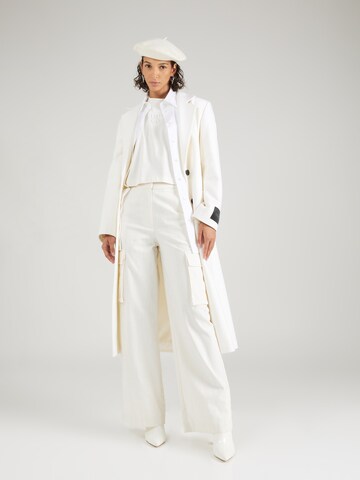 HUGO Between-seasons coat 'Mojeni' in White