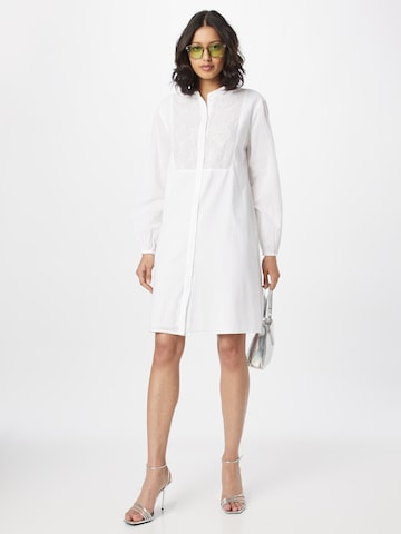 ESPRIT - Vestido camisero en blanco