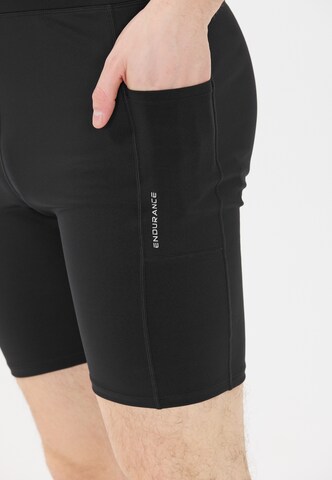 ENDURANCE Skinny Sports trousers 'Strong' in Black