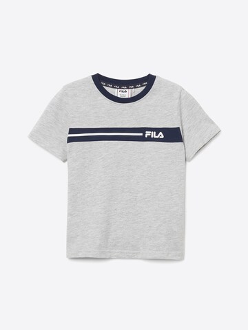 FILA Shirt 'FAVERGA regular graphic t-shirt' in Grey: front