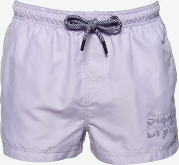 Superdry Board Shorts 'Sorrento' in Purple: front