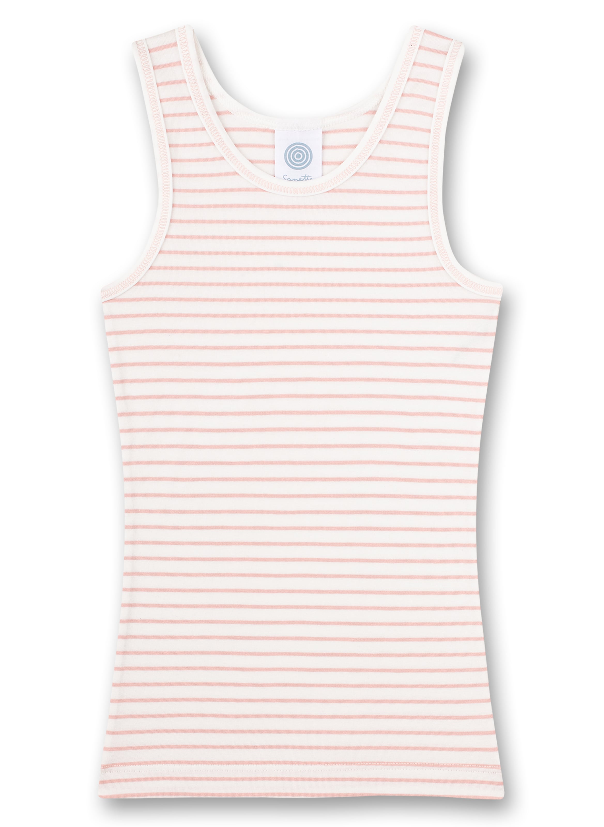 Maglietta intima di Sanetta in beige: frontale