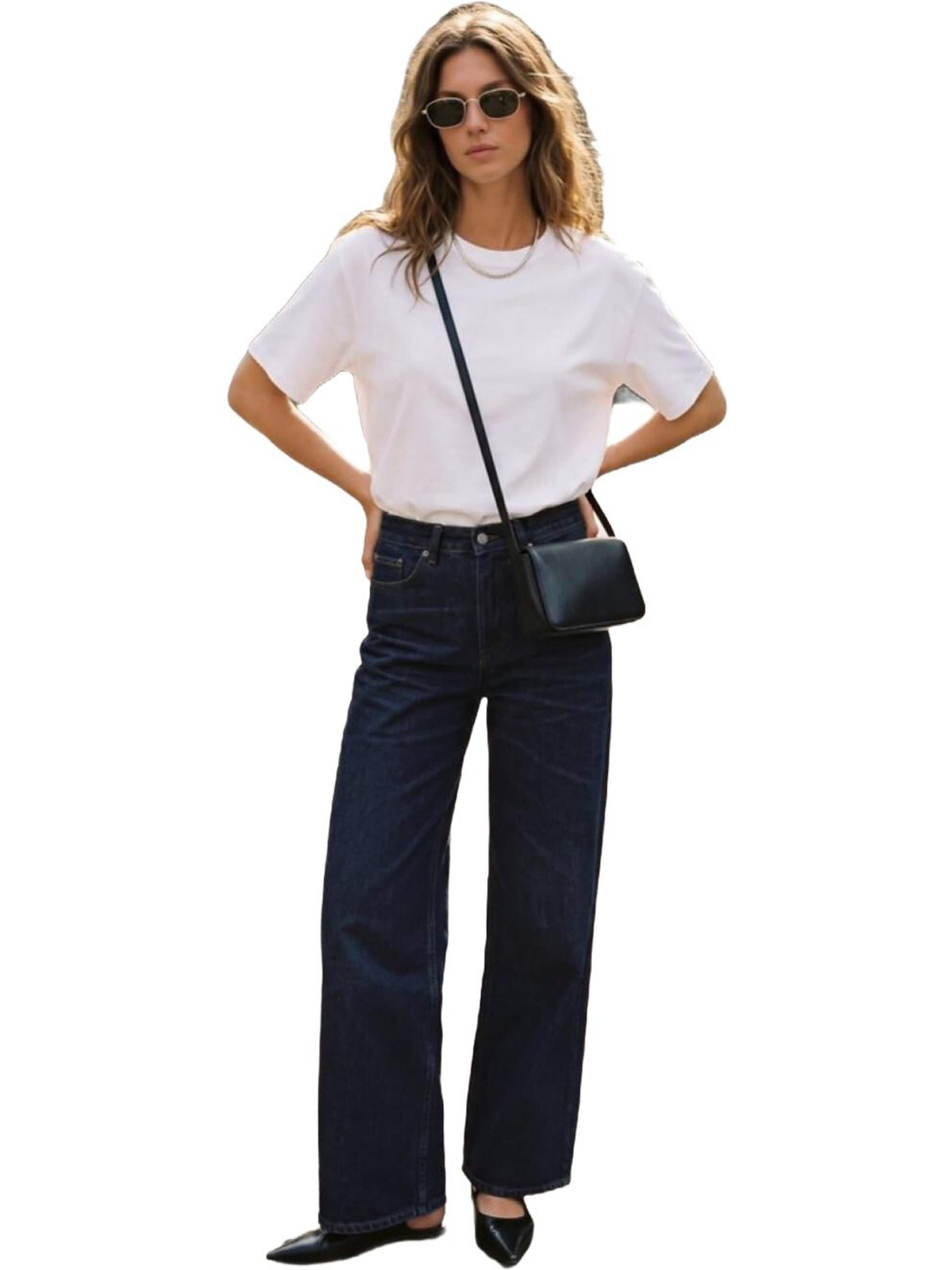 LTB Jeans - Camiseta 'T-Shirt' en blanco: frente