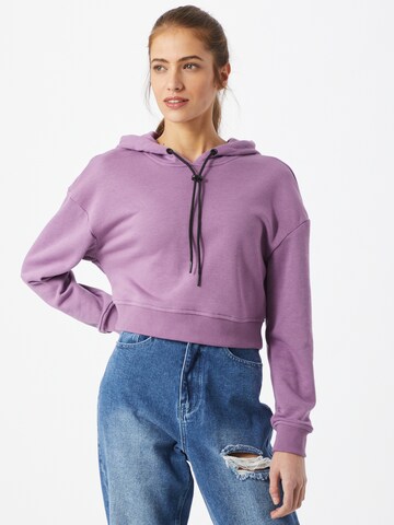 Urban Classics Sweatshirt in Purple: front