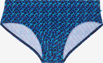 HOM Swim Trunks 'Waves Mini' in Blue: front