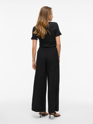 Wide Leg Pantalon 'VIEtni' VILA en noir