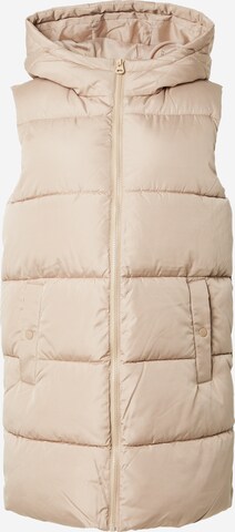 VERO MODA Bodywarmer 'LIGAHOLLY' in Beige: voorkant