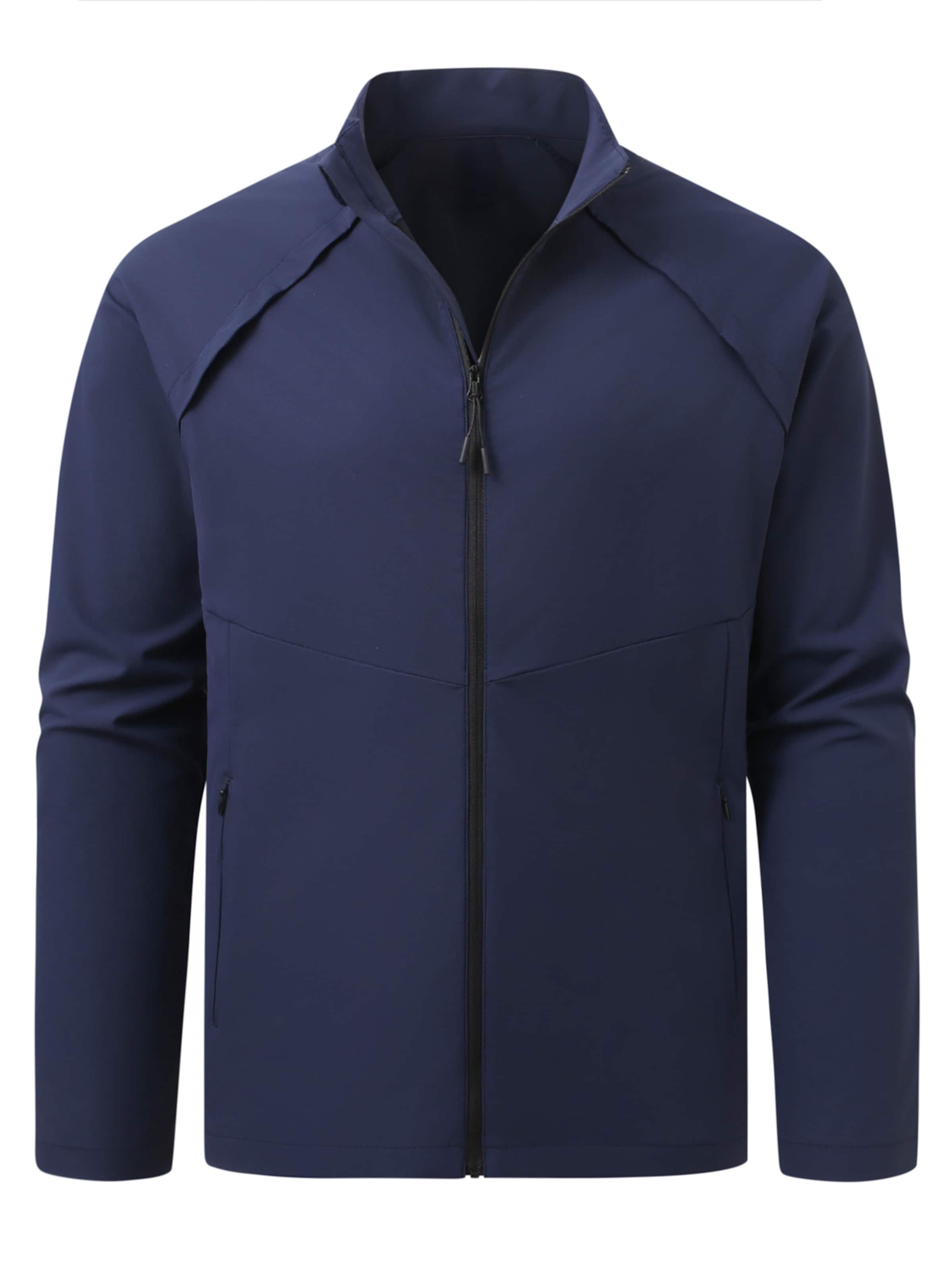 YOUTHUP Athletic Jacket 'Komfort' in Blue: front