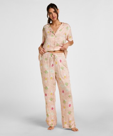 Hunkemöller Pyjamahose in Orange