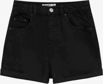 Pull&Bear Loosefit Shorts in Schwarz: predná strana