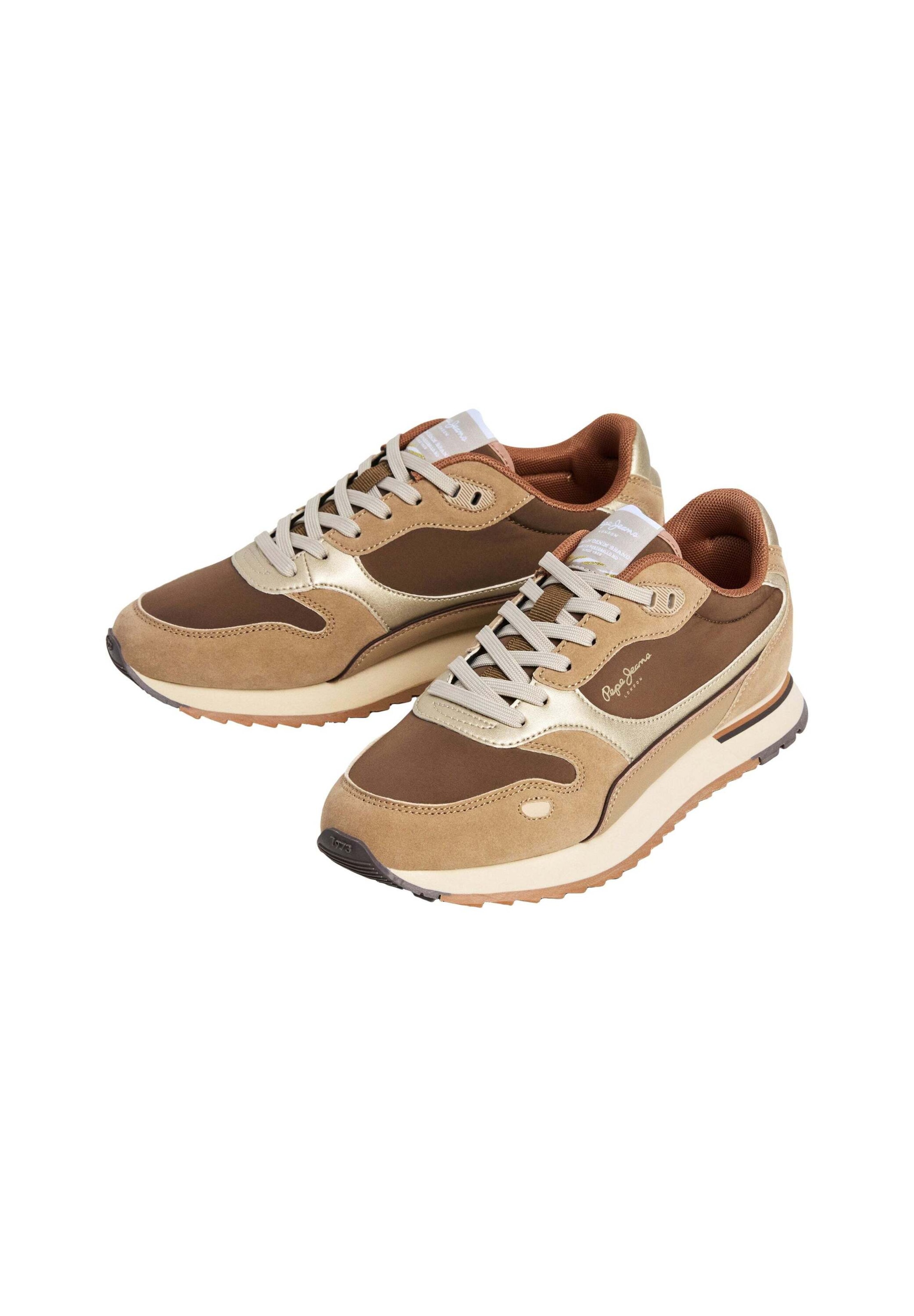 Baskets basses 'Bexley Essence' Pepe Jeans en marron