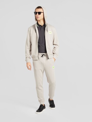 HUGO Sweat jacket 'Daple' in Grey