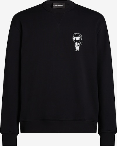 Karl Lagerfeld Sportisks džemperis, krāsa - melns / balts, Preces skats