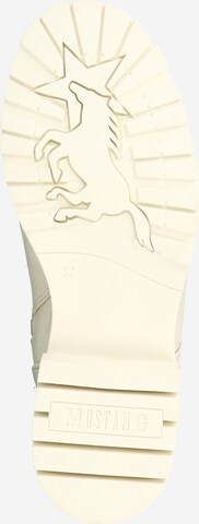 MUSTANG Schnürstiefelette in Beige