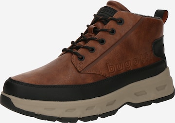 Bottines à lacets bugatti en marron : devant