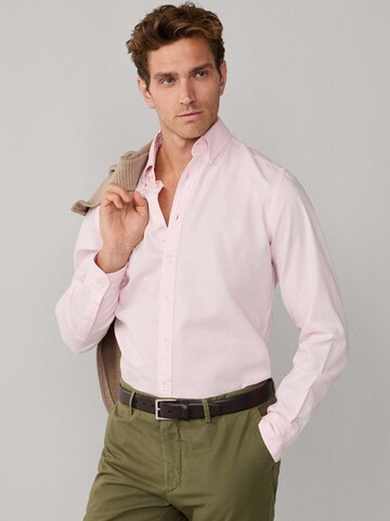 Hackett London Regular Fit Hemd 'Ess' in Pink
