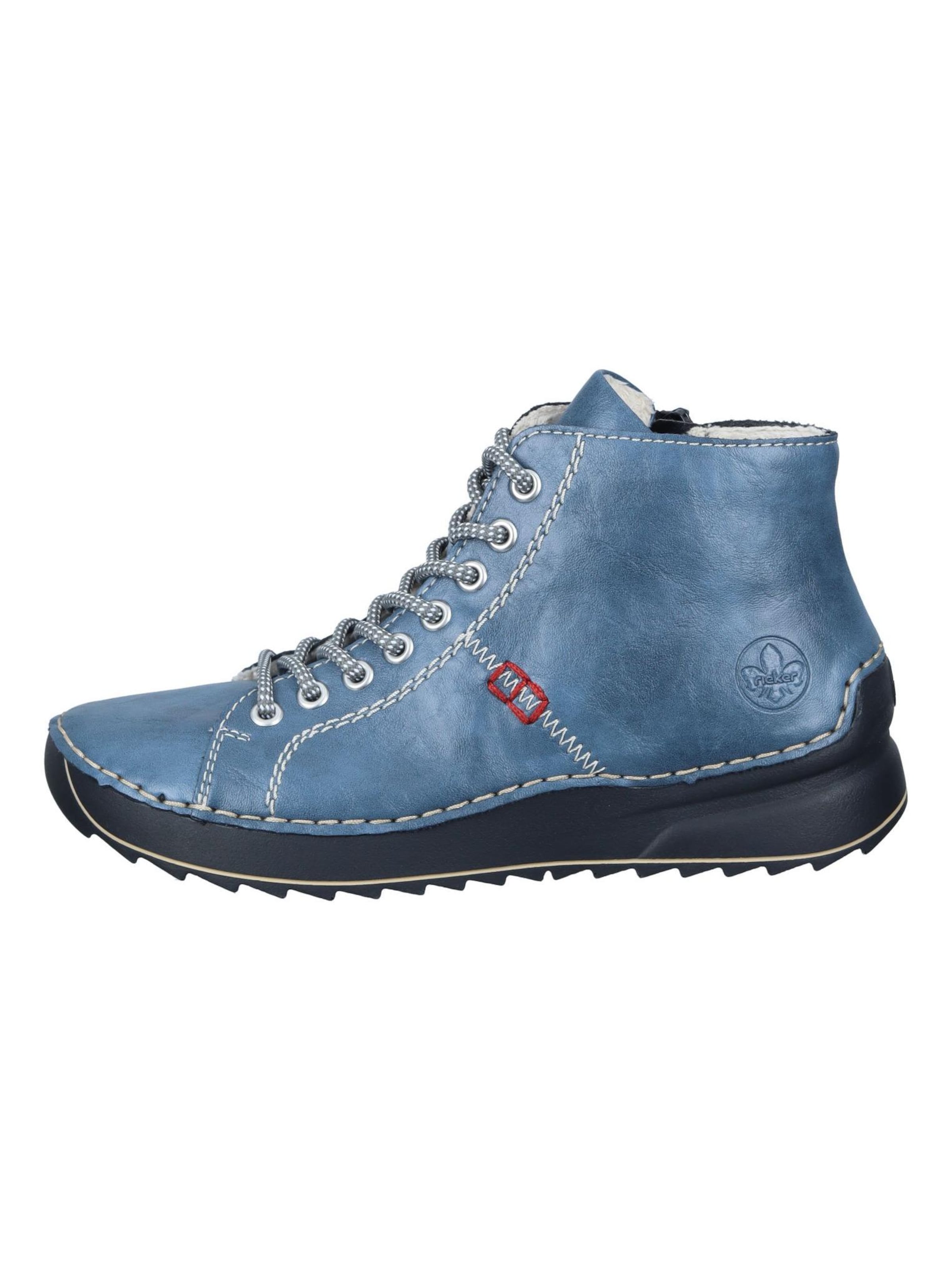 Rieker Boots 'Schnürer' in Blue