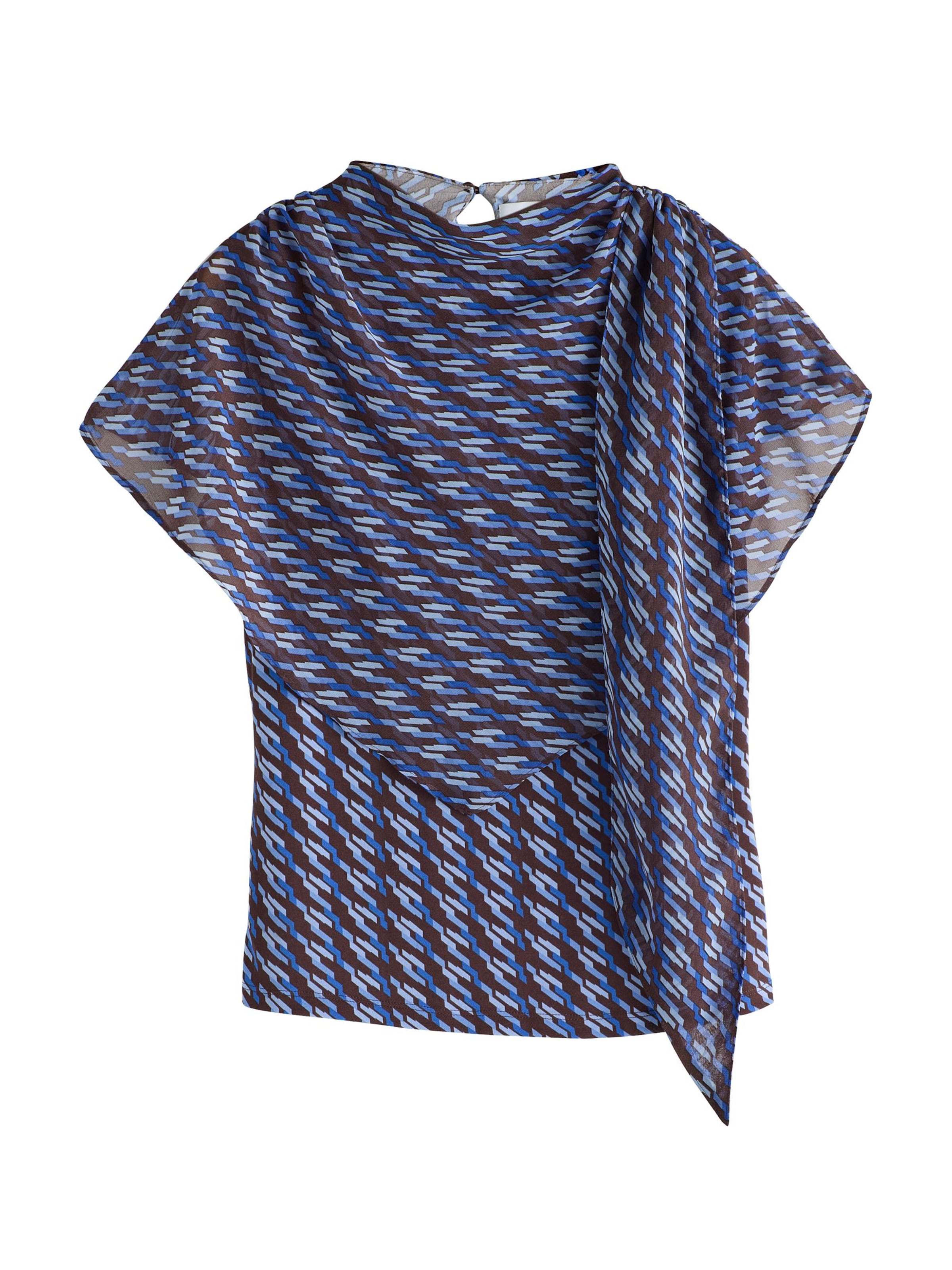 Next - Blusa em azul: frente