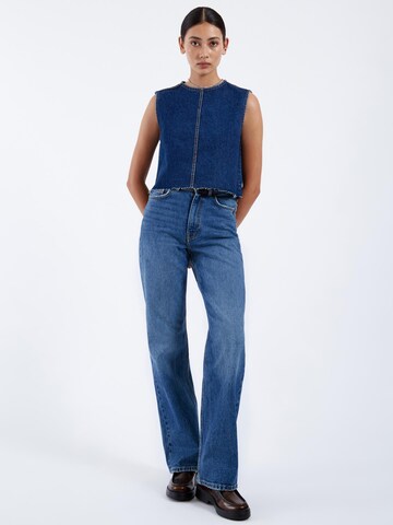 Dr. Denim Regular Jeans 'Echo High Straight' in Blauw