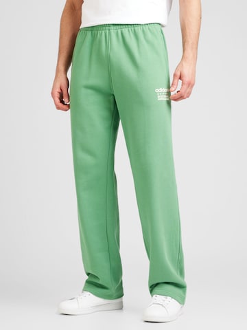 ADIDAS ORIGINALS Regular Pants in Green: front