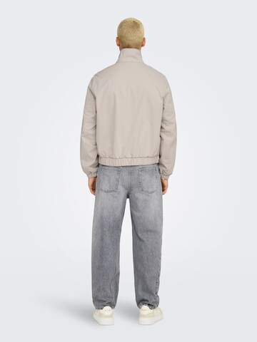 Only & Sons Prehodna jakna 'ONSRON' | siva barva