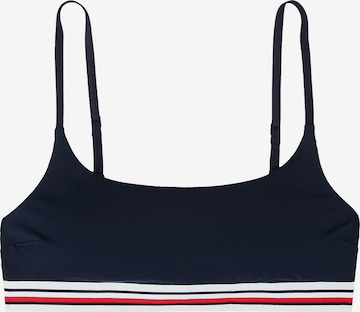 TOMMY HILFIGER Bikini top in Blue: front