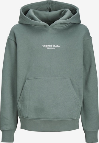 Sweat 'Vesterbro' Jack & Jones Junior en vert : devant