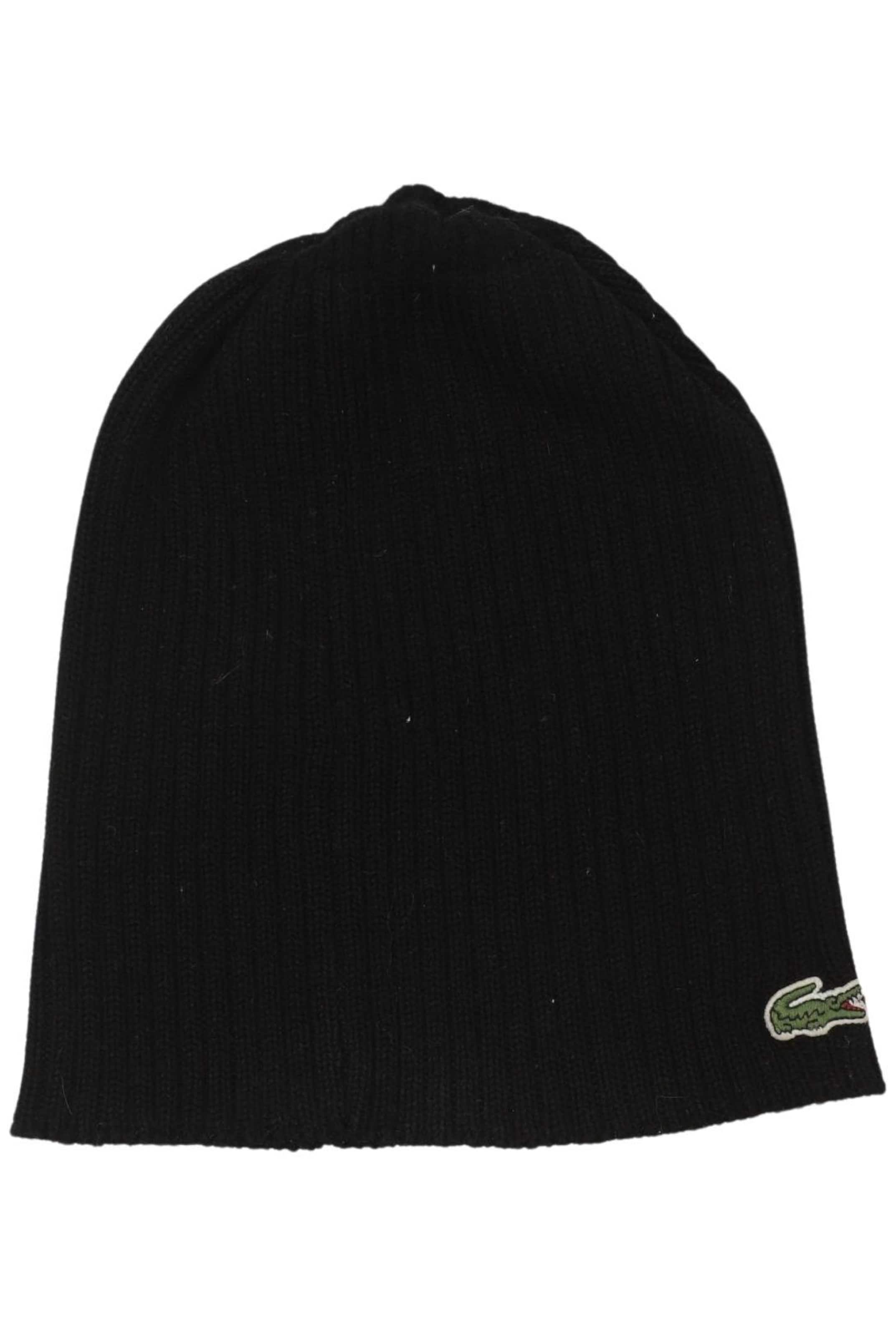 LACOSTE Hat & Cap in One size in Black: front