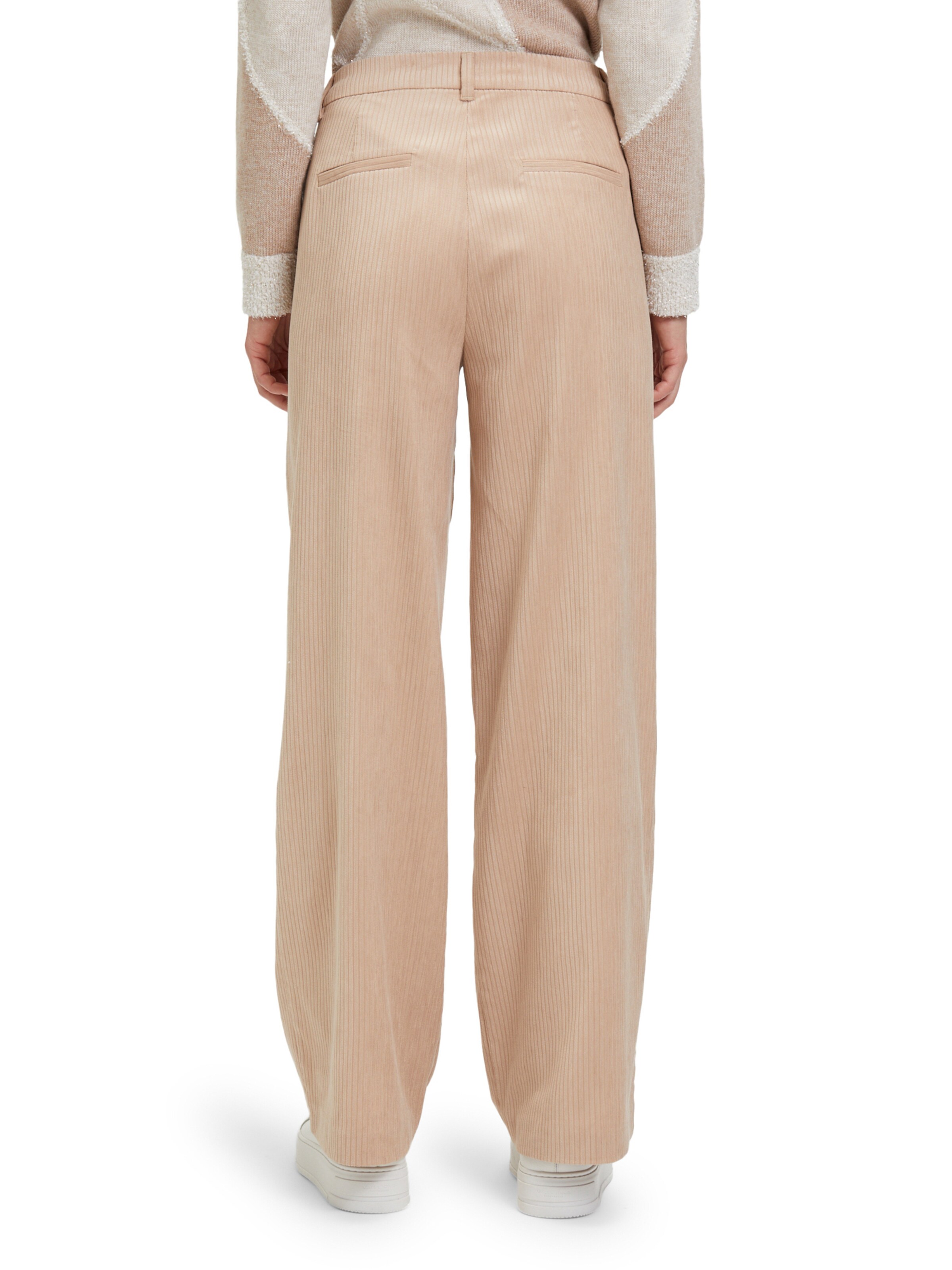 Betty & Co Regular Anzughose mit Taschen in Beige