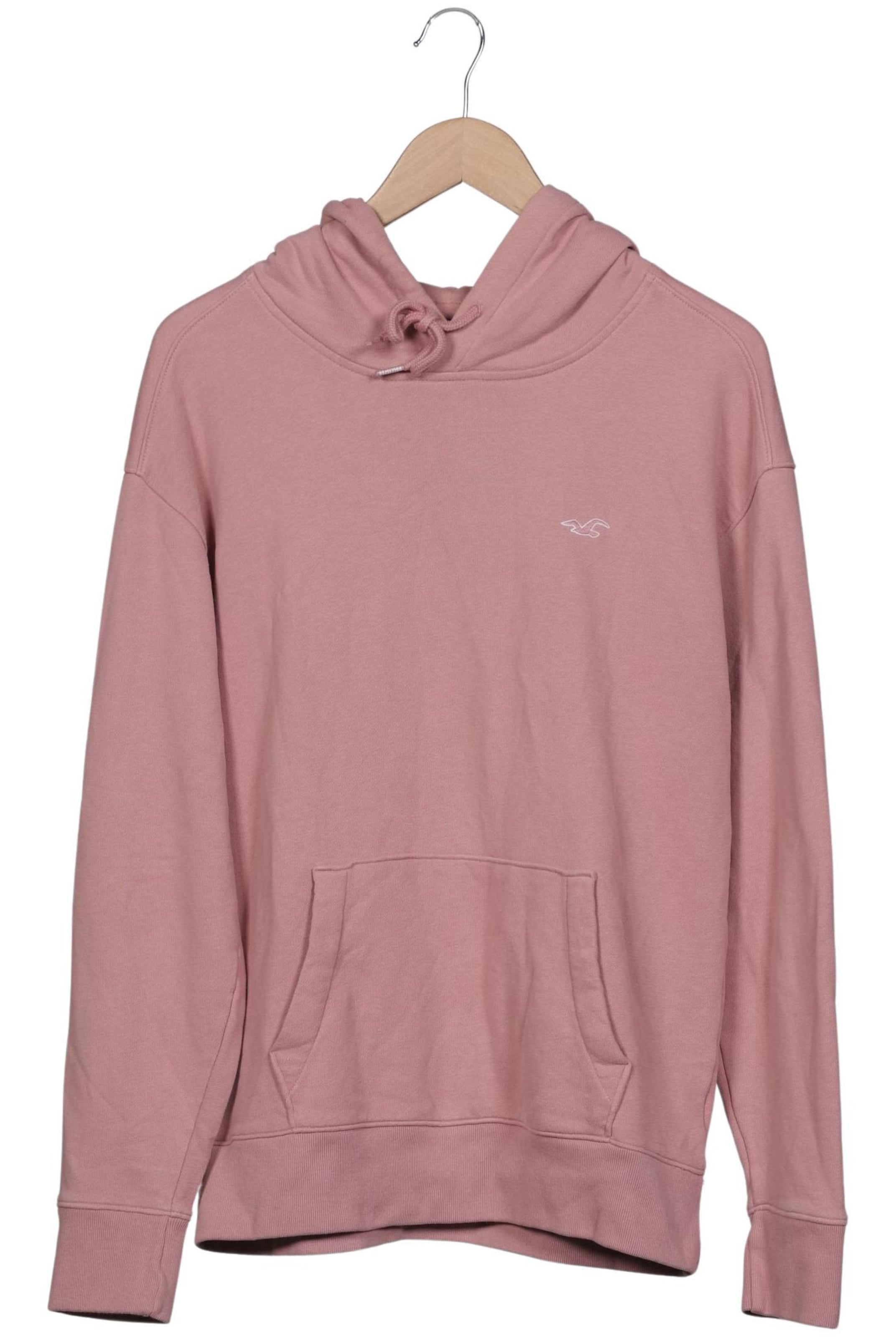 HOLLISTER Sweatshirt & Zip-Up Hoodie in M in Pink: front