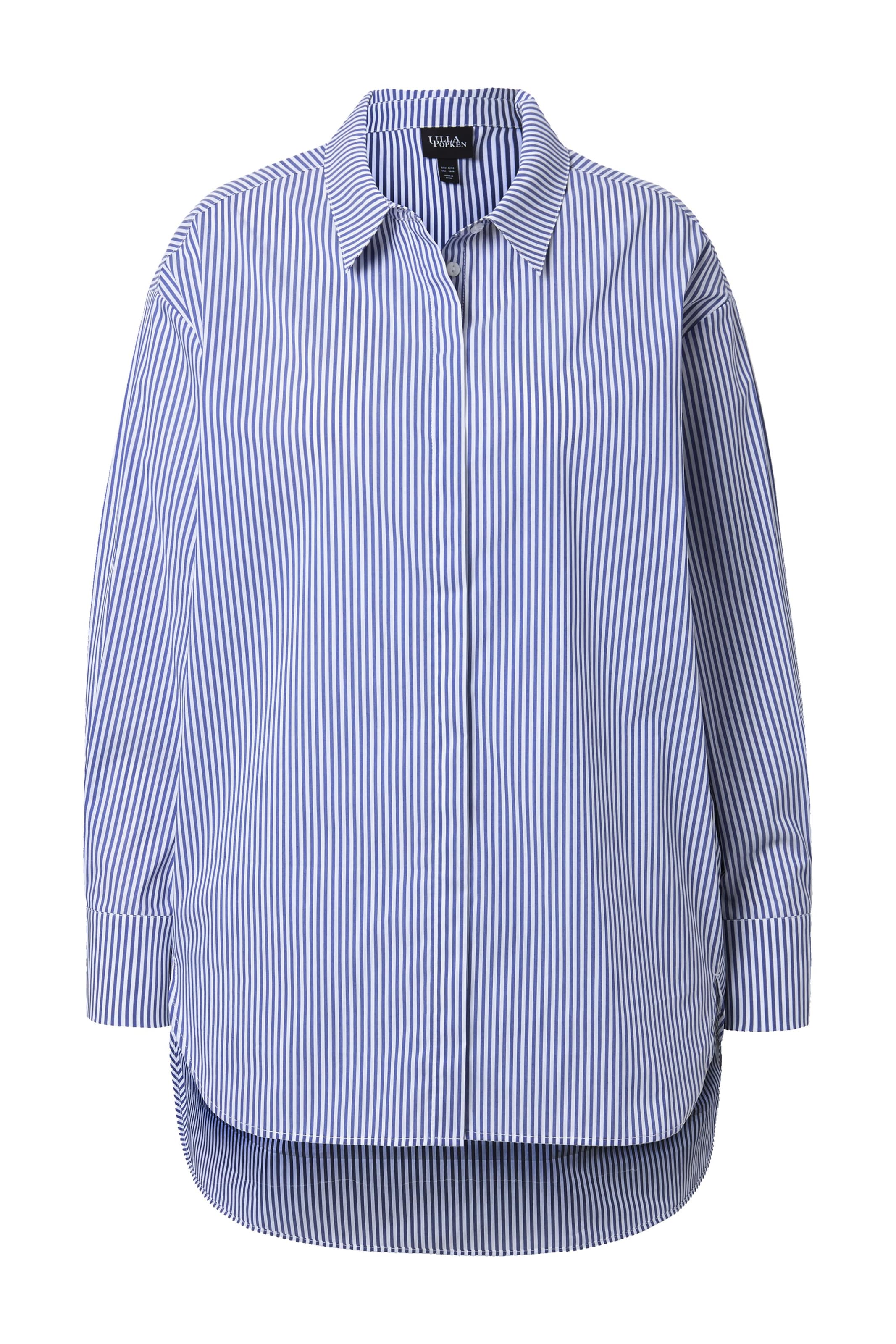 Ulla Popken Bluse in Blau: Vorderseite