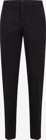 BOSS Black Chino Pants 'Kaito' in Black: front