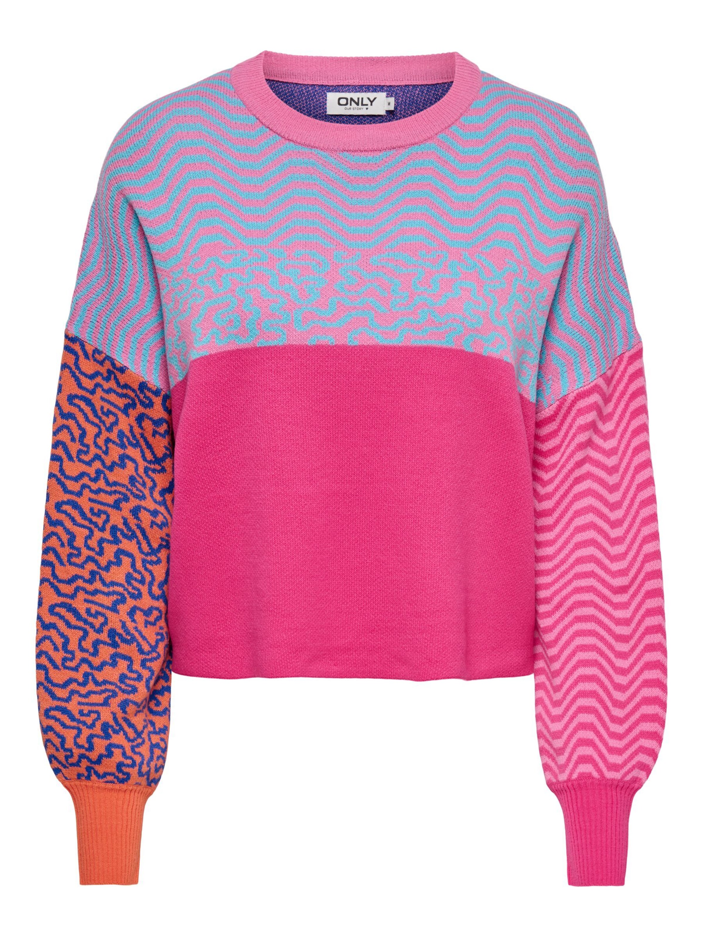 ONLY Sweater 'HILLA' in Pink: front