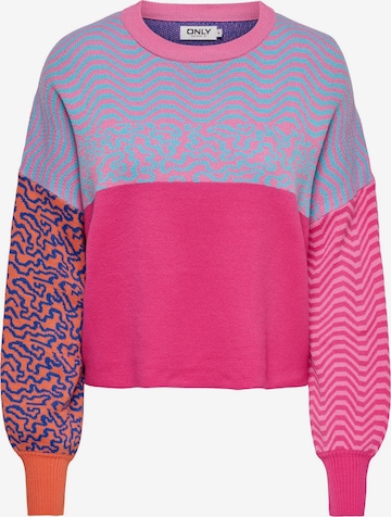 ONLY Sweater 'HILLA' in Pink: front