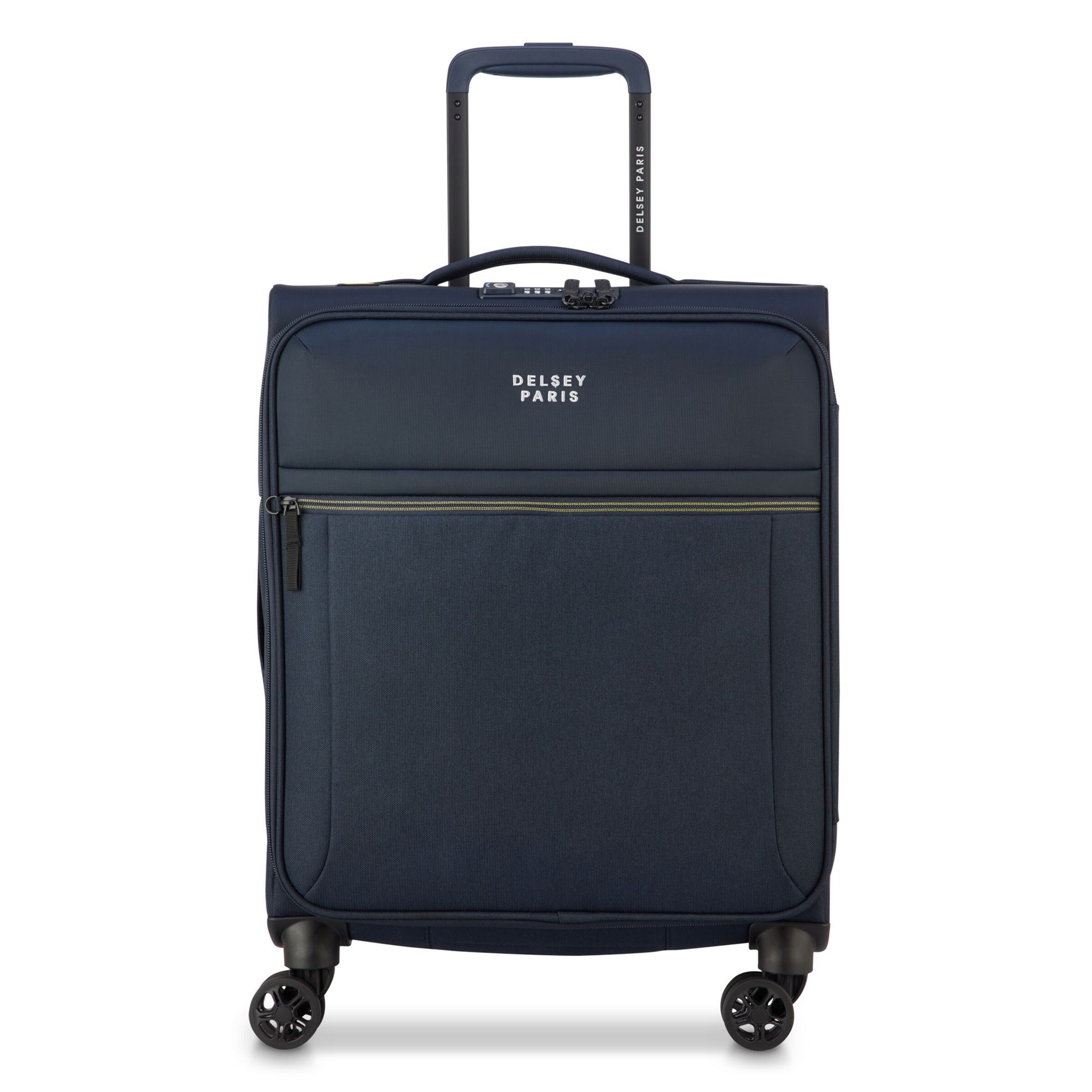 Trolley 'Brochant 3' di Delsey Paris in blu: frontale