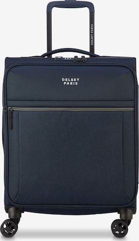Trolley 'Brochant 3' di Delsey Paris in blu: frontale