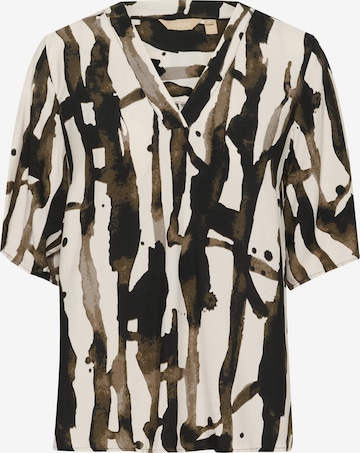 CULTURE Bluse 'Ashley Chaina' i beige: forside