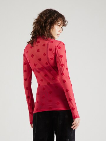 HUGO Shirt 'Diliona' in Red