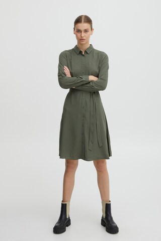 ICHI Shirt dress 'MAIN' in Green