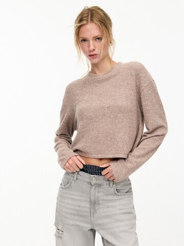 Pull&Bear Pullover in Grau: Vorderseite