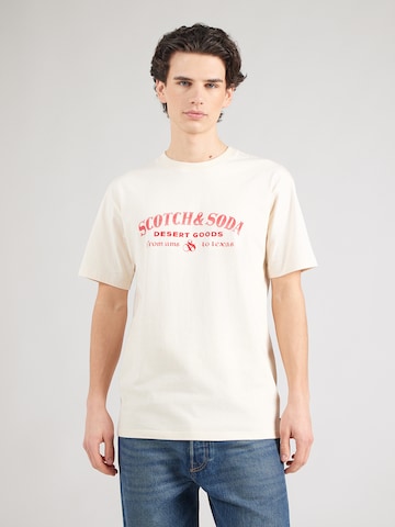 Tricou de la SCOTCH & SODA pe galben: față