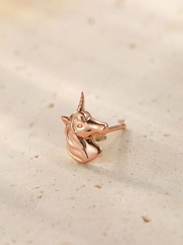 Hey Happiness - Pendientes 'Unicorn Charm' en oro