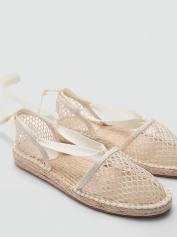 MANGO Espadrilles 'Alberta' in Beige