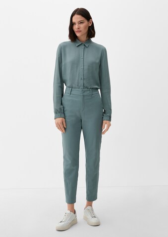 Effilé Pantalon chino s.Oliver en bleu