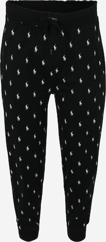 Polo Ralph Lauren Панталон пижама в черно: отпред