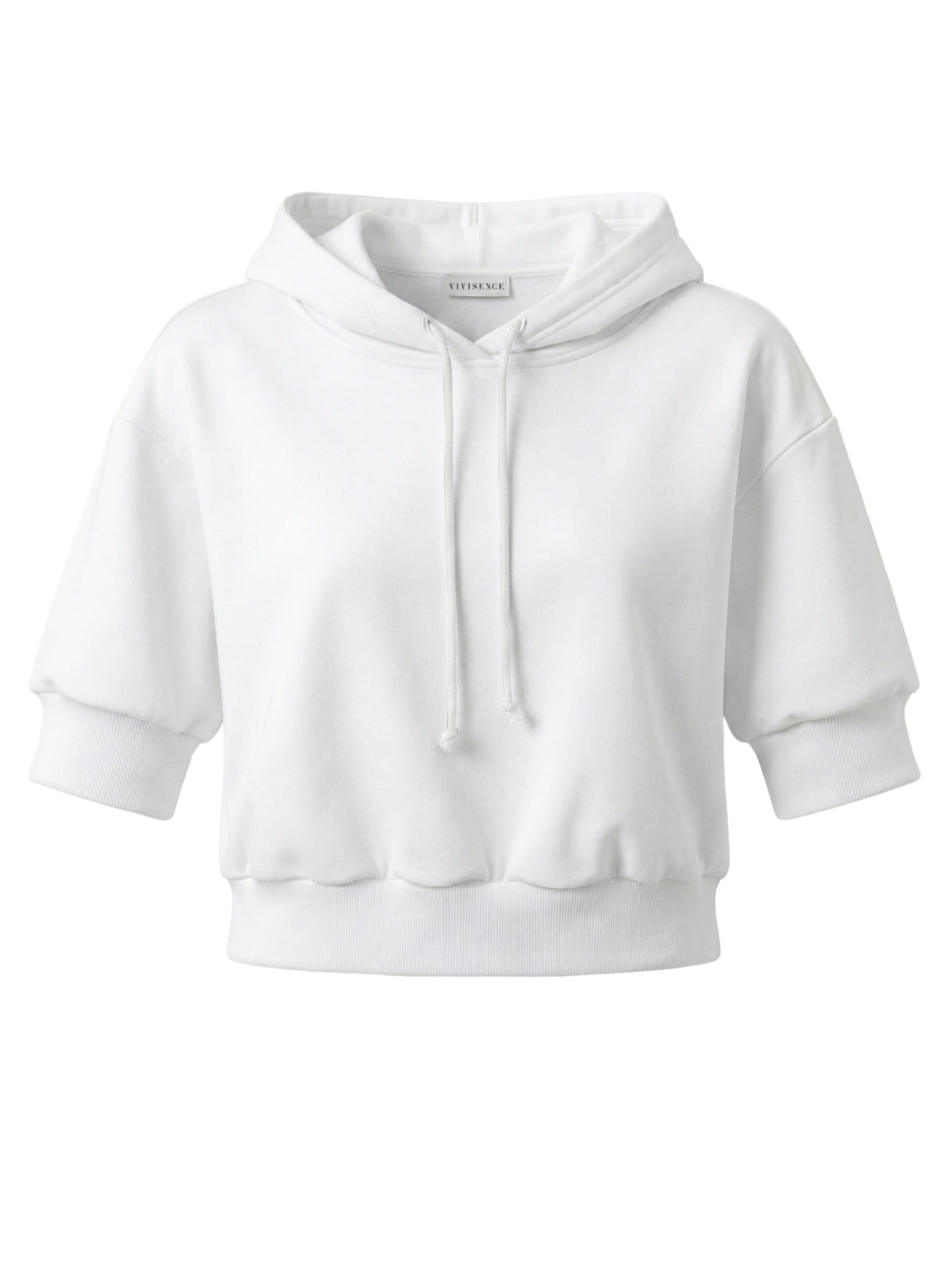 Vivisence Sweatshirt '9008' in Wit: voorkant