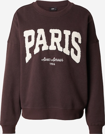 Sweat-shirt 'JDYMESA' JDY en marron : devant