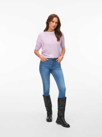 VERO MODA Knit Cardigan 'VMDoffy' in Purple